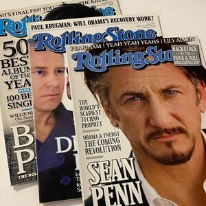 Rolling Stone Magazine with Sean Penn Cover
